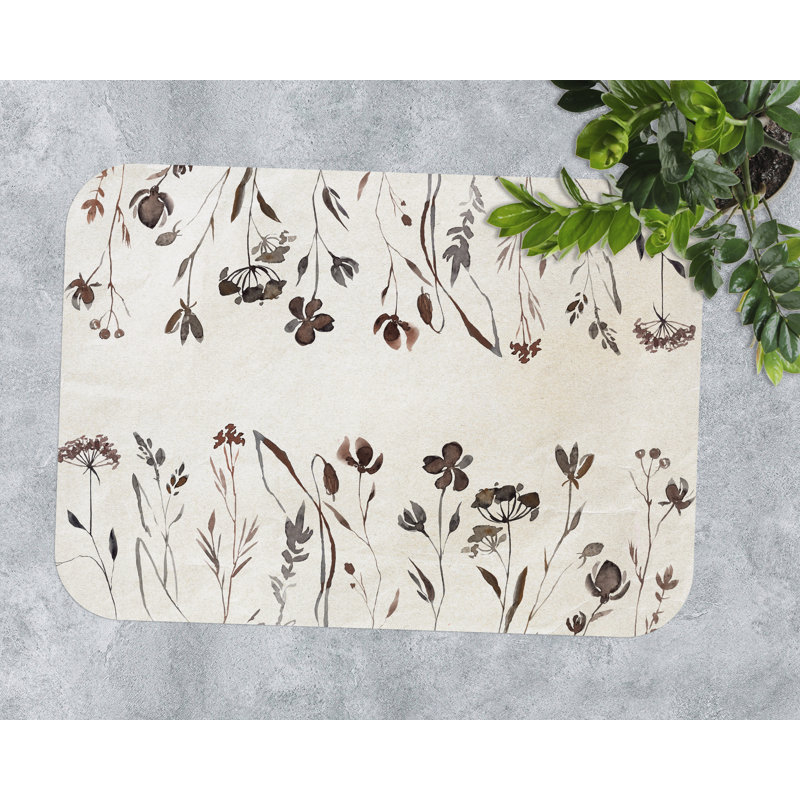 Nechita Hard Floor Rectangular Chair Mat, 70 x 100cm