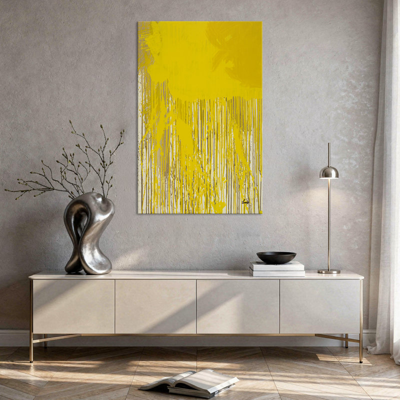 «Lemon Drop» par Larry Laslo - peinture sur toile tendue