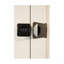 Armoire de rangement 71 po 2 portes avec serrure, armoire de rangement en métal avec portes et tablettes réglables