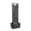 Teamson Home 98 cm Contemporary Outdoor LED Waterfall Fountain with Pebble Base-1628472031