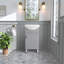 Meuble-lavabo compact avec lavabo en céramique Marinino-112619216