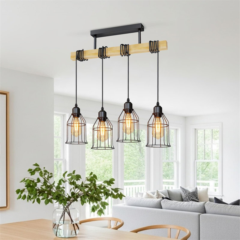 4 - Light Matte Black Pendant