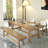 Brown Rectangular Solid Wood desk-108954249
