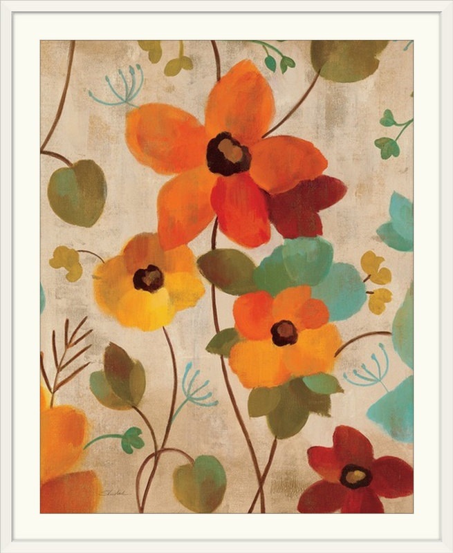 « iii » par silvia vassileva,, reproduction d’art Vibrant Embroidery, H 10 po x l 8 po x P 1,5 po, Toile