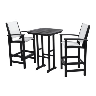 POLYWOOD Coastal 3-Piece Bar Set