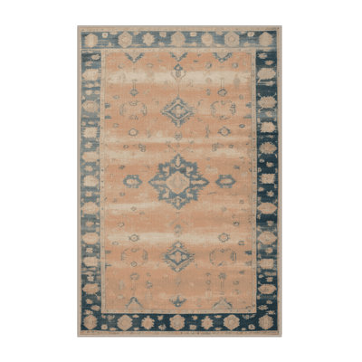 Machine Washable Overdyed Brown Area Rug
