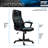 Techni Mobili Medium Back Executive Office Chair