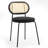 Boucle Low Rattan Back Side Chair-93021891