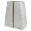 Cara Marble Bookend Pair With Brass Edges