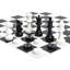 16" Tall Large Chess Set with Checkers and Hard Plastic Board-122083359