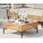 5-Piece Outdoor Patio Sectional Set With Cushions And Coffee Table – All-Weather PE Wicker, Modular Design, Boho Style-1353203107