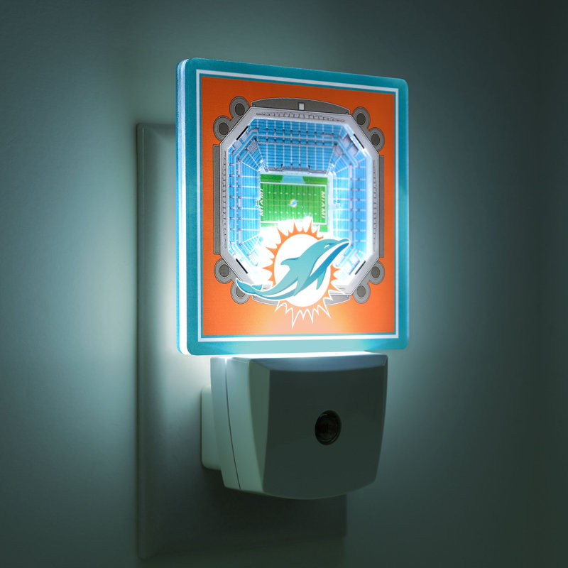 NFL Miami Dolphins Stadium View Night Light