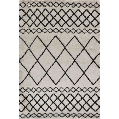 Judy Geometric Shag Area Rug