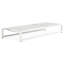 Chaise longue d'extérieur avec 5 positions réglables, structure en aluminium blanc et filet gris, 180 pièces, peu encombrante, pour divers loisirs, temps respirant, jardin près de la piscine-1011830644