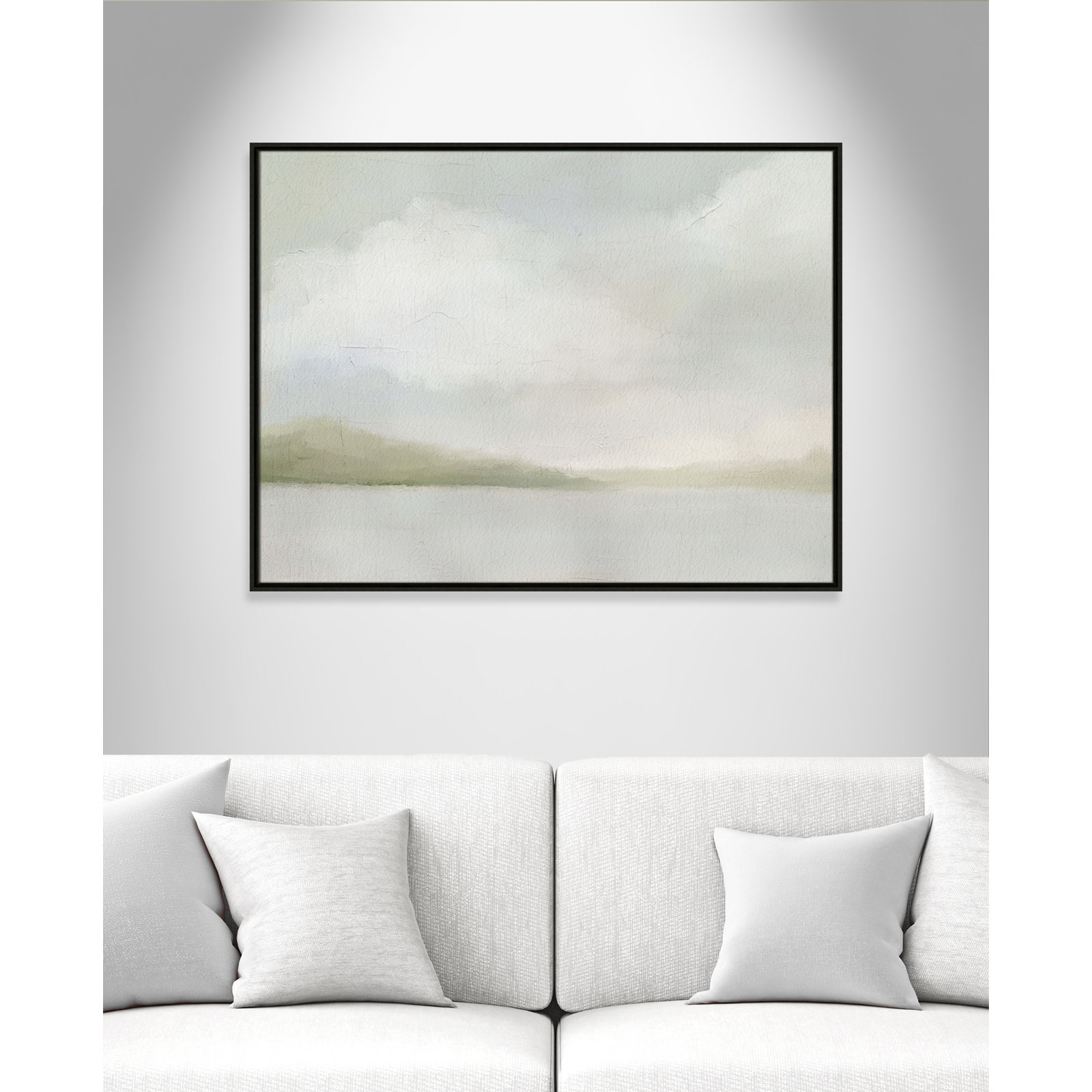 Queensland "A Tranquil Morning" Print, 31.5" H x 41.5" W, Espresso