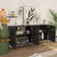 Kuo 64" Wide Sideboard With 4 Door High Gloss Cabinets-494990400