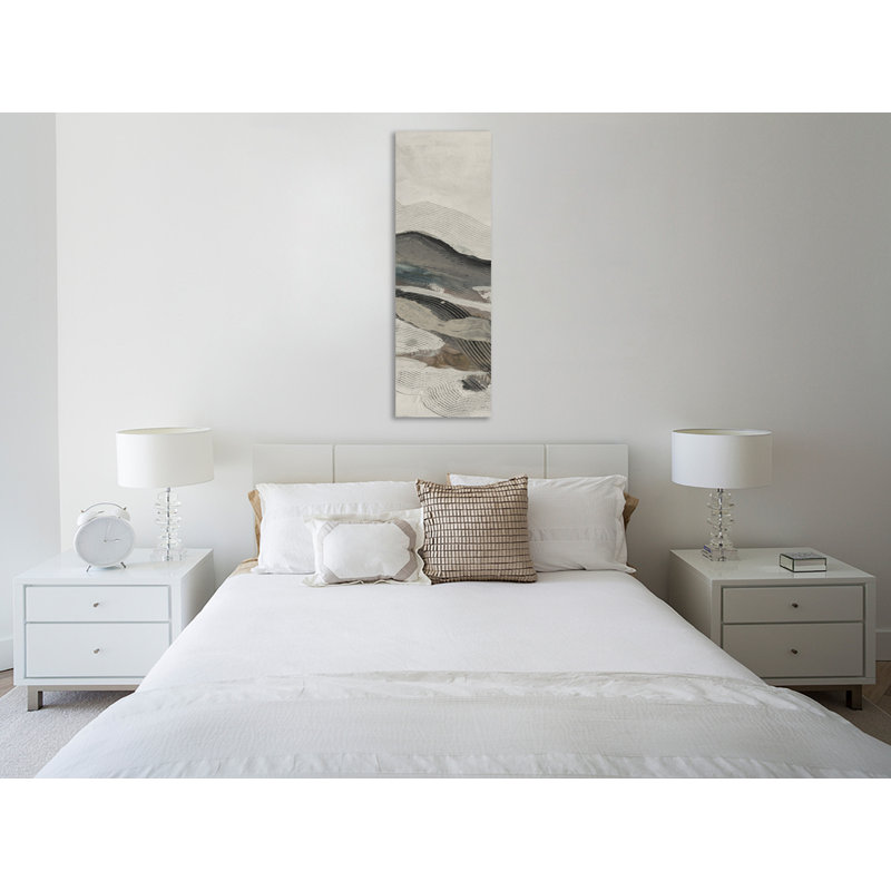 «Down Stream Flow 2» par Smith Haynes - impression sur toile tendue, H 45 po x l 15 po x P 1,5 po