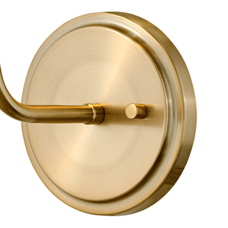 Clarke One Light Medium Wall Sconce with On/Off Pull Chain, Warm Brass