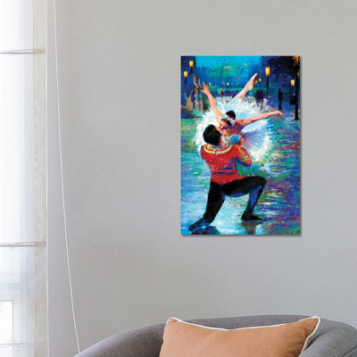 The Kiss 1 Piece Wrapped Canvas Painting