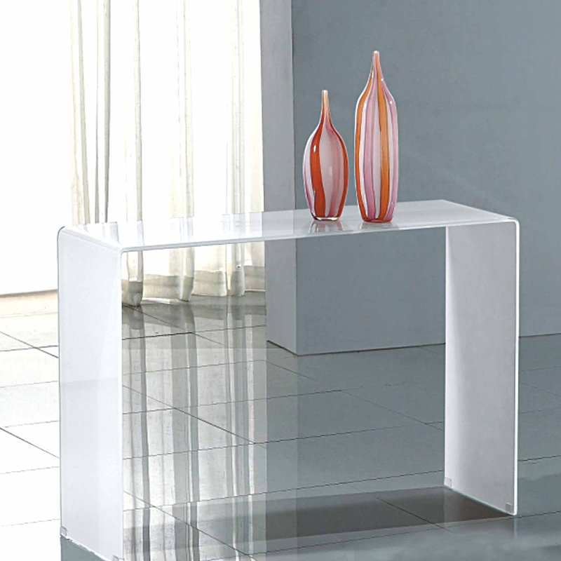 Console Akrm, Blanc lait opaque