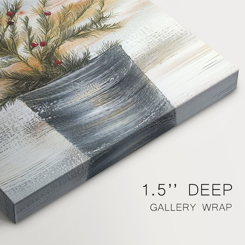Christmas Holiday Art - Gallery Wrapped Canvas DCCXLII, 36" H x 24" W