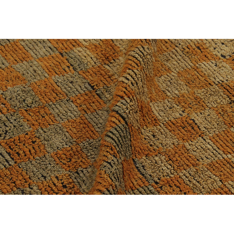 Vintage One-of-a-Kind 4'3 X4'11 Hand Knotted Area Rug