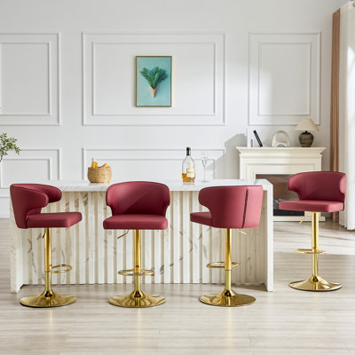 Chaise de bar rotative moderne réglable