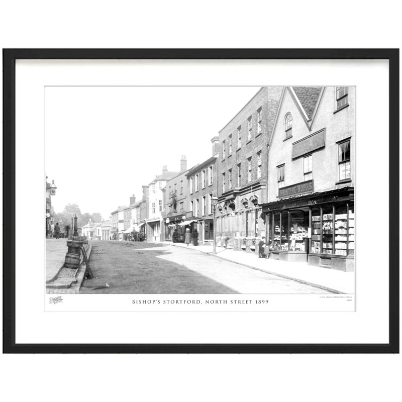 Bishop's Stortford, North Street 1899 by Francis Frith - Single Picture Frame Print, 60cm H x 80cm W x 2.3cm D