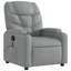 Fauteuil de massage inclinable gris clair-130051960