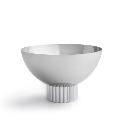 ANNA New York Striations Stainless Steel Candy Bowl