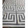 Berlin Geometric Area Rug in Charcoal/Ivory/Beige