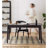Black Solid Wood Writing Desk-110395591