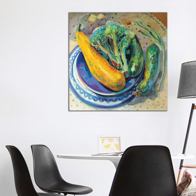 Still Life With Vegetables by Katharina Valeeva - Wrapped Canvas Painting