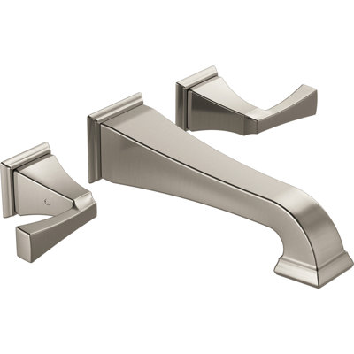 Dryden Wall Mounted Bathroom Faucet with Drain Assembly