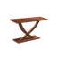 Console Mid-Century en bois d'acacia de couleur châtaignier chaud Pembrely Row-129870393