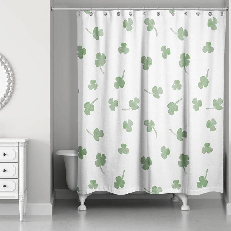 Rideau de douche Tiny Shamrock