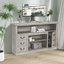Console de divertissement pour téléviseur de 65 po ou moins Asare avec espace de rangement ouvert et fermé-1837653091
