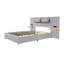 Queen Upholstered Platform Bed-1639777057