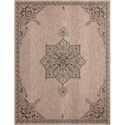 Tapis transitionnel Tollefson couleur chameau