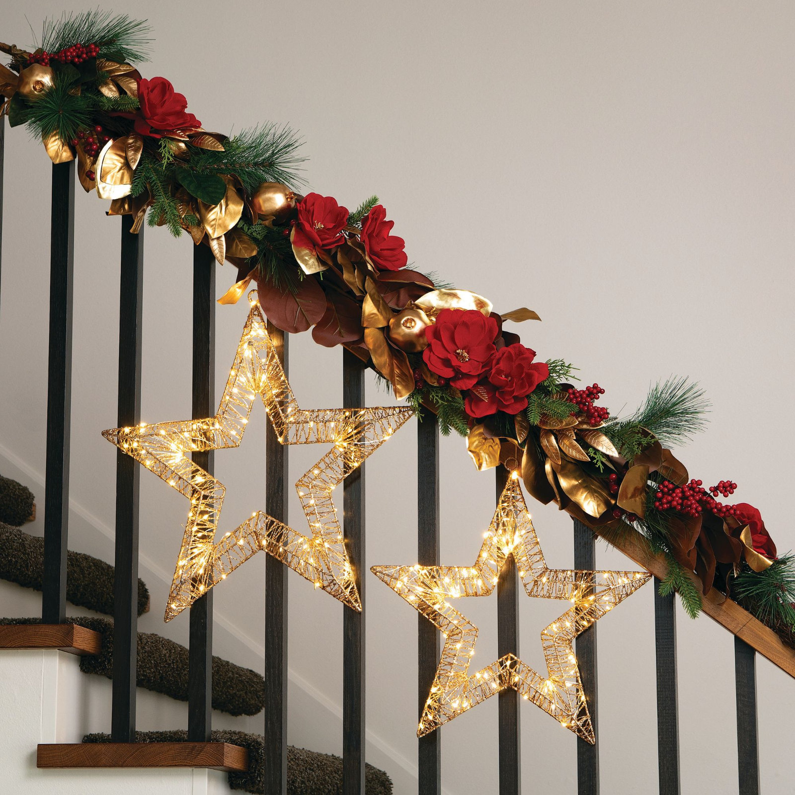 72" Magnolia Christmas Garland