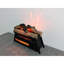 Foyer électrique 23 po avec insert 3D, chauffage infrarouge, 1500 W 5000, effet de flamme réglable, 11 réglages de température, télécommande, chambre d'ado 23 po, puissance, sortie, flamme, coffre-fort pour