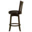 Chaise de bar pivotante en bois Decker-1794861970