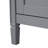 Space-saving Gray Vanity With Solid Wood Durability For Small Bathrooms