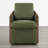 Farmhouse Swivel Dining Chair With Caster-1460775405