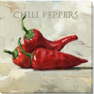 Piment rouge, art mural