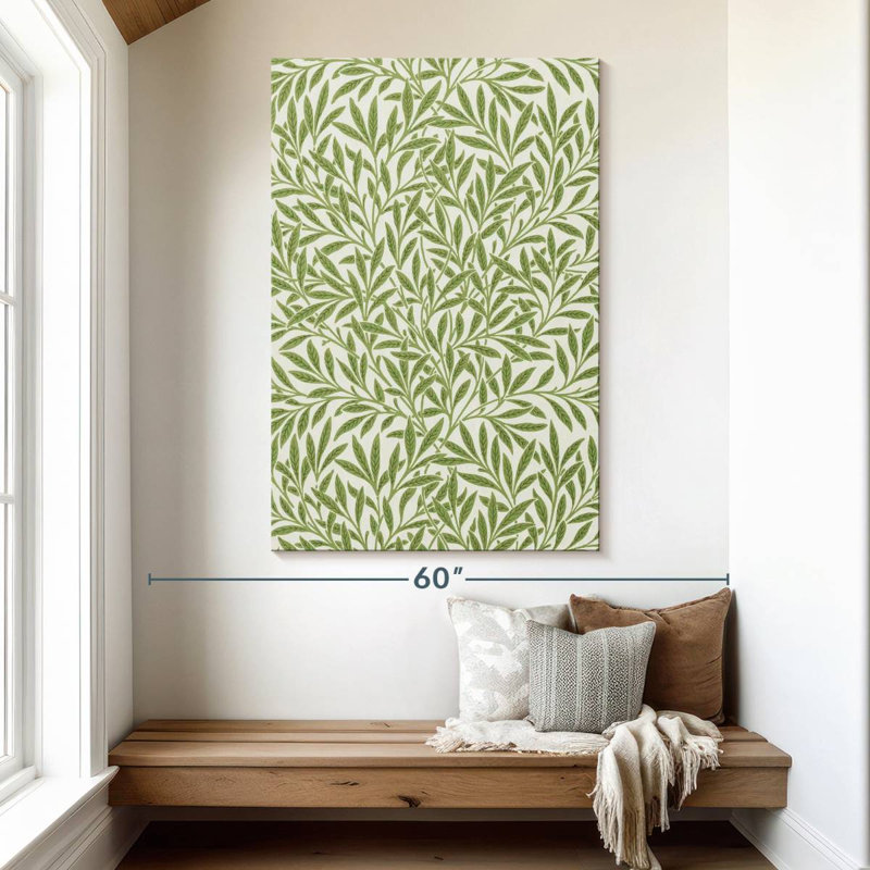 Kerner Willow Pattern, 51" H x 34" W