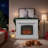 Electric Fireplace With Realistic Log And Flame Effect, Remote Control, Timer, Perfect For Living Room Or Bedroom