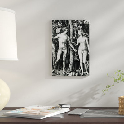«Adam and Eve, 1504», reproduction d'art sur toile