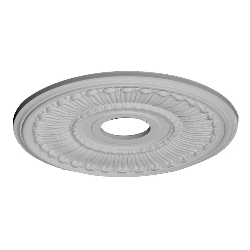 Endurathane Melonie Ceiling Medallion, 16"OD x 3 5/8"ID x 3/4"P (Fits Canopies up to 6 3/8"), Factory Primed, Primed White