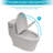 Ceramic One Piece Toilet,Single Flush With Soft Clsoing Seat